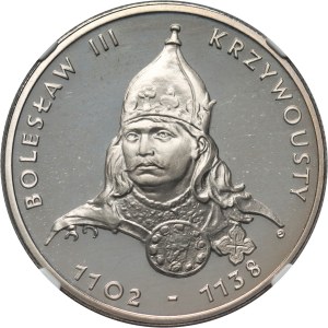 PRL, 50 zloty 1982, Bolesław III Wrymouth, timbre miroir