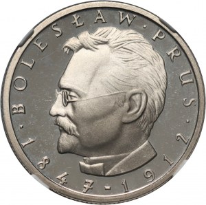 PRL, 10 zloty 1981, Bolesław Prus, francobollo a specchio