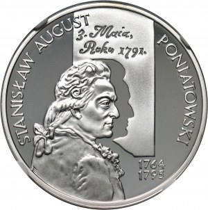 III RP, 10 PLN 2005, Stanisław August Poniatowski, Büste