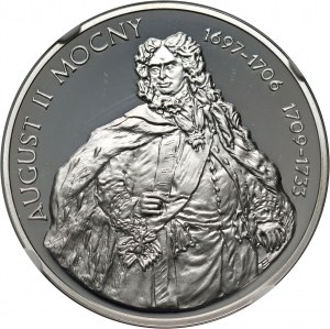 Terza Repubblica, 10 zloty 2005, Augusto II il Forte, mezzo palo