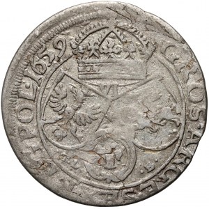 Giovanni II Casimiro, sei penny 1659 TLB, Cracovia
