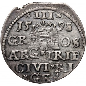 Sigismondo III Vasa, trojak 1598, Riga