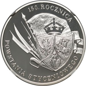 III RP, 10 PLN 2013, 150e anniversaire du soulèvement de janvier