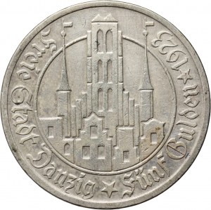 Freie Stadt Danzig, 5 guldenov 1923, Utrecht, Kostol Panny Márie