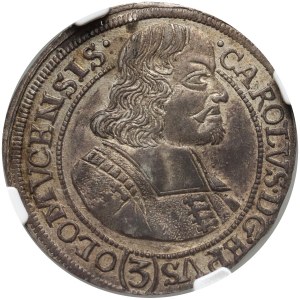 Austria, Bishopric of Olomouc, Karl II of Liechtenstein, 3 Kreuzer 1670