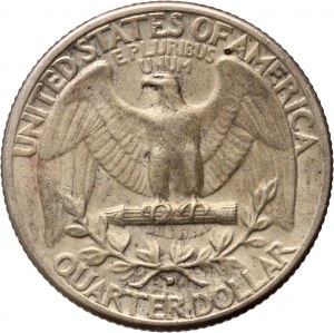 États-Unis d'Amérique, 1/4 Dollar 1932 D, Denver, Washington Silver Quarter, rare vintage