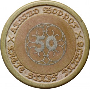 Free City of Gdansk, token, 50 guilders, KASINO ZOPPOT - Casino Sopot