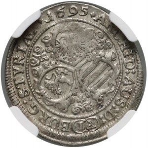 Austria, Leopold I, 3 Kreuzer 1695, Graz