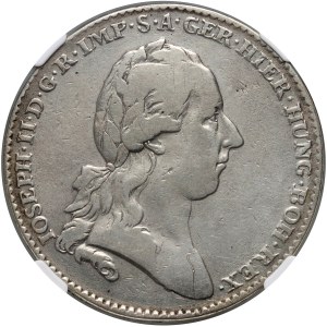 Rakúsko, Holandsko, Jozef II, Kronenthaler 1785, Brusel