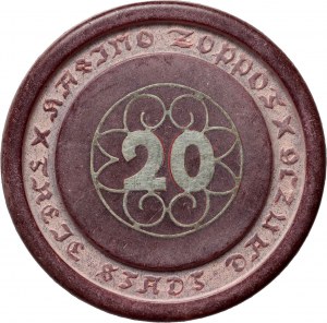 Freie Stadt Danzig, Casino Sopot, 20 florins, avant 1932