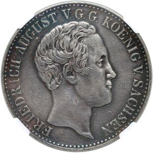 Niemcy, Saksonia, Fryderyk August II, talar 1838 G