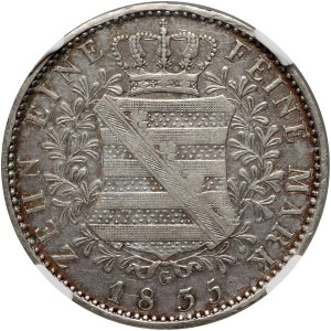 Germania, Sassonia, Anton, tallero 1835 G, Dresda