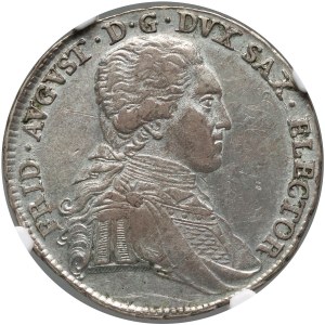 Allemagne, Saxe, Frédéric Auguste III, 2/3 thaler 1804 SGH, Dresde