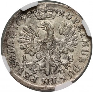 Allemagne, Brandebourg-Prusse, Frédéric III, ort 1698 SD, Königsberg