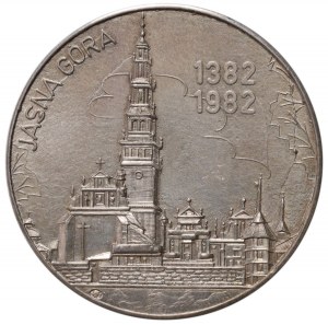 PRL, Medal, Jasna Góra 1382-1982 1983, Poznań, srebro