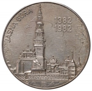 PRL, Medaille, Jasna Góra 1382-1982 1983, Poznan, Silber
