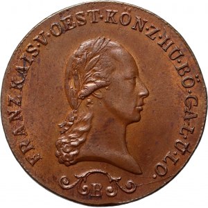 Austria, Franciszek I, 3 krajcary 1812 B, Kremnica