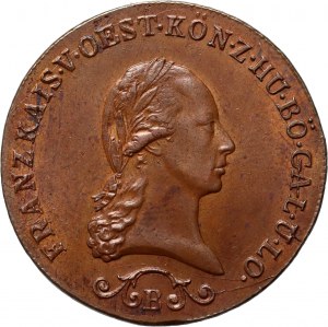 Austria, Franciszek I, 3 krajcary 1812 B, Kremnica