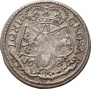 Jan III Sobieski, šestipence 1684, Bydgoszcz