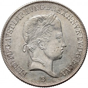 Hongrie, Ferdinand V, 20 krajcars 1846 B, Kremnica