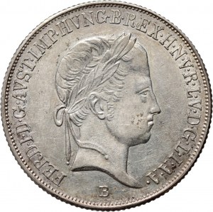 Maďarsko, Ferdinand V, 20 krajcars 1846 B, Kremnica