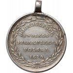 Królestwo Polskie, medal z 1826 roku, Dobroczyńcę swego opłakująca Polska