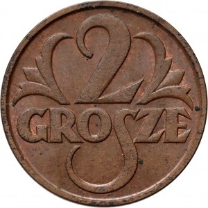 II RP, 2 pennies 1928, Warsaw