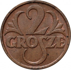 II RP, 2 grosze 1928, Varsovie