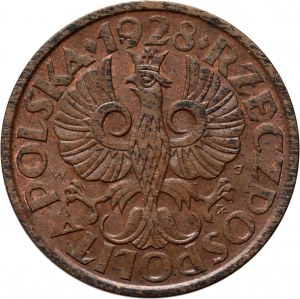 II RP, 2 pennies 1928, Warsaw