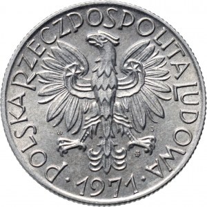 Polská lidová republika, 5 zlotých 1971, Rybář