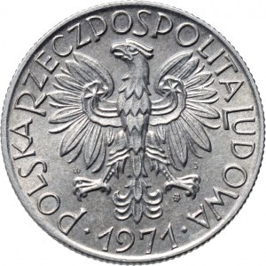Poľská ľudová republika, 5 zlotých 1971, Rybár