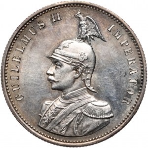 Nemecko, Nemecká východná Afrika, Wilhelm II, 1 rupia 1890, Berlín