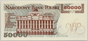Poľská ľudová republika, 50000 zlotých 1.12.1989, séria AC