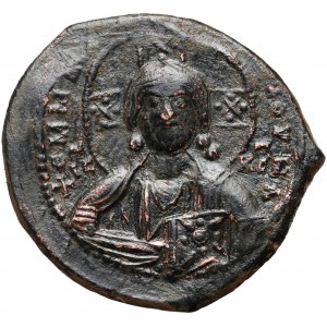 Byzanc, Basil II. a Konstantin VIII. 976-1028, follis, Konstantinopol