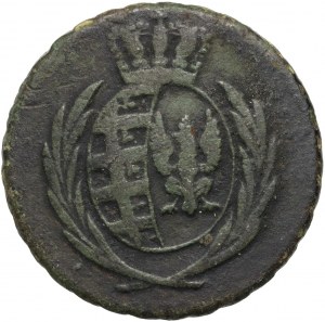 Duché de Varsovie, Frédéric Auguste Ier, 3 pennies 1812 IB, Varsovie - les numéros 8 et 2 dans une forme différente