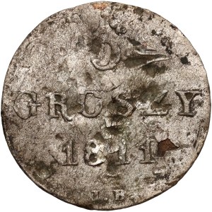 Varšavské kniežatstvo, Fridrich August I., 5 groszy 1811 IB, Varšava - zmena z 1/24 toliarov