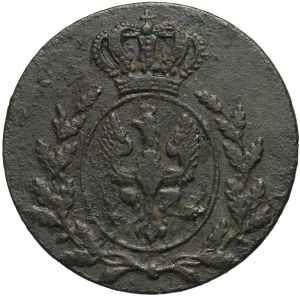 Granducato di Posen, penny 1816 A, Berlino - colon dopo GR e HERZ, iscrizioni in caratteri più grandi