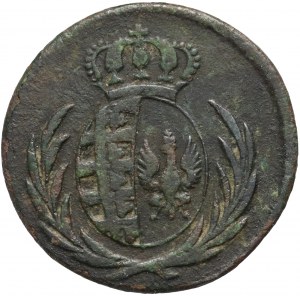 Ducato di Varsavia, Federico Augusto I, 1 penny 1810 IS, Varsavia - scudo più piccolo, grandi cifre nella data