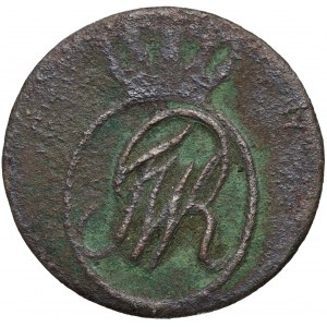 South Prussia, Friedrich Wilhelm II, 1797 B chevron, Breslau - larger monogram and narrower date