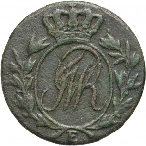 Prussia meridionale, Federico Guglielmo II, 1/2 centesimo 1796 E, Königsberg