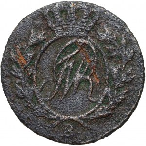 Južné Prusko, Fridrich Viliam II., 1/2 penny 1797 B, Vroclav