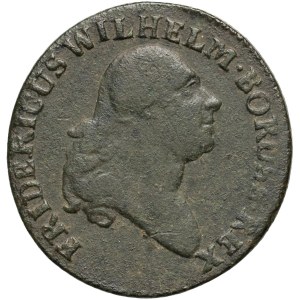 South Prussia, Frederick William II, 1796 B penny, Breslau