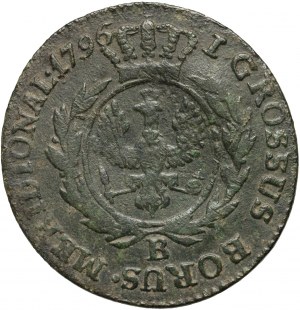 South Prussia, Frederick William II, 1796 B penny, Breslau