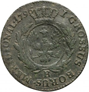 Južné Prusko, Friedrich Wilhelm II, penny 1796 B, Wrocław