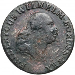 Južné Prusko, Friedrich Wilhelm II, penny 1797 B, Wrocław