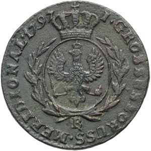 Južné Prusko, Friedrich Wilhelm II, penny 1797 B, Wrocław