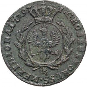 Prussia meridionale, Federico Guglielmo II, centesimo 1797 B, Wrocław