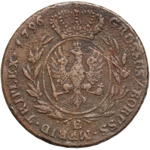 Prussia del Sud, Federico Guglielmo II, trojak 1796 E, Königsberg