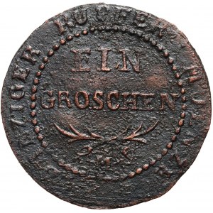 Svobodné město Gdaňsk, penny 1809 M, Gdaňsk