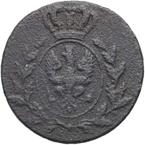 Posenské veľkovojvodstvo, halier 1816 A, Berlín - bodka po GR a HERZ